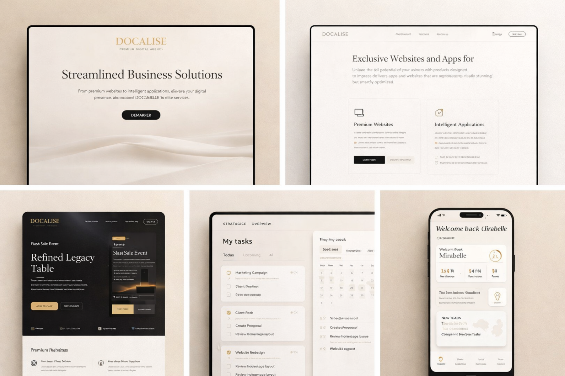 Mockups premium DOCALISE